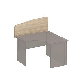 Экран боковой стола эргономичного без кронштейнов Формула ФР 425 вяз светлый - Фото предпросмотра