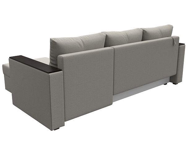 Диван угловой Атланта Лайт Б/С правый угол Рогожка бежевый - Вид 5