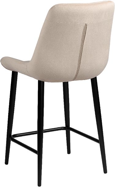 Комплект полубарных поворотных стульев Эйден, Confetti cream/черный, 2 шт. - Вид 6
