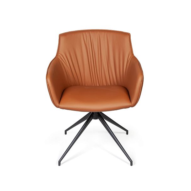 Полукресло Sofia, экокожа soft-touch, терракот - Вид 4