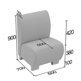 (tem-k) Кресло Темпор - Фото предпросмотра