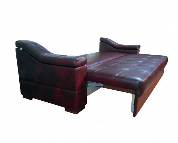 Диван "Макс П5" кожа+иск.кожа, тик-так - Вид 4