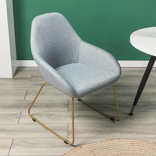 Стул Kent Грей/Линк Золото - Вид 7