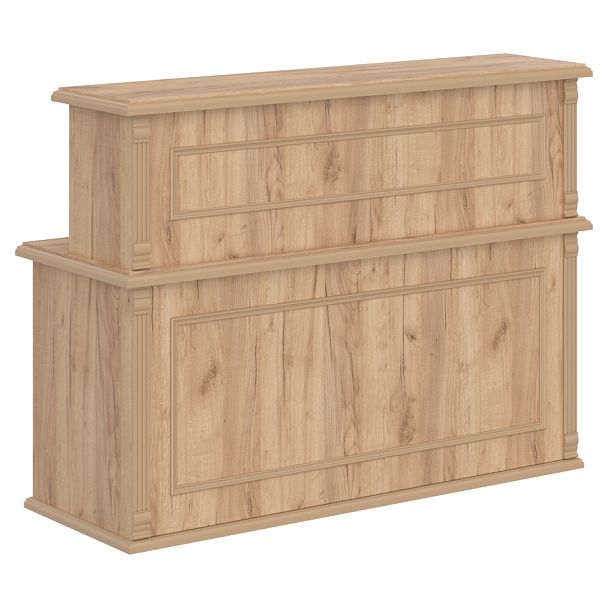 Стойка рецепция RMS 160 Дуб Бофорд 1600х600х1200 RAUT - Вид 1