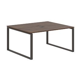 Стол 2-х местный EQWST 1513 Дуб Денвер тёмный/Мокко 1560х1346х750 EDIS - Фото предпросмотра