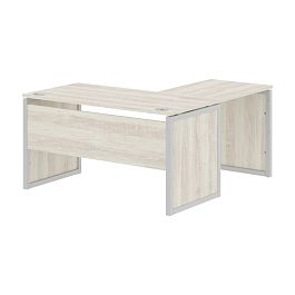 Стол угловой XQPCT 1415 Сосна Эдмонт/Алюминий 1400х1500х750 XTEN-QP - Фото предпросмотра