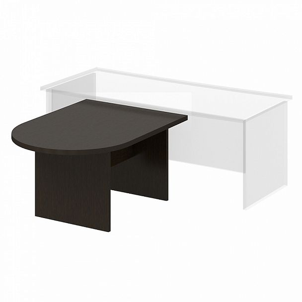 Конференц стол "Лидер" ПК-ЛДР-ПР135Х100/38-В1-179 дуб ферраре - Вид 1