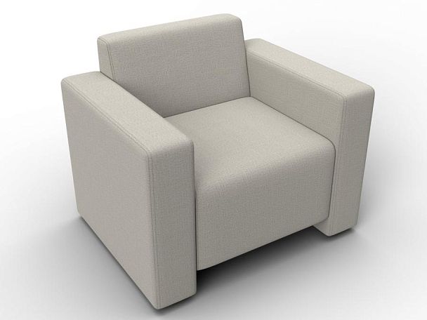 Кресло Лига-093 Рогожка бежевый - Вид 6