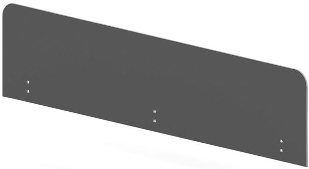 Экраны для столов "Настольные защитные экраны «Лайт»"  ПК-ЛТ-ЭКР130Х33-В2-19 серый - Вид 1