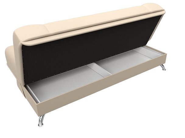 Диван Книжка Анна (полностью экокожа бежевая) - Вид 8