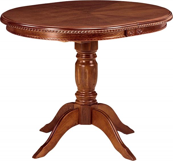 Стол деревянный раскладной Лорель 100 Миланский орех - Вид 1