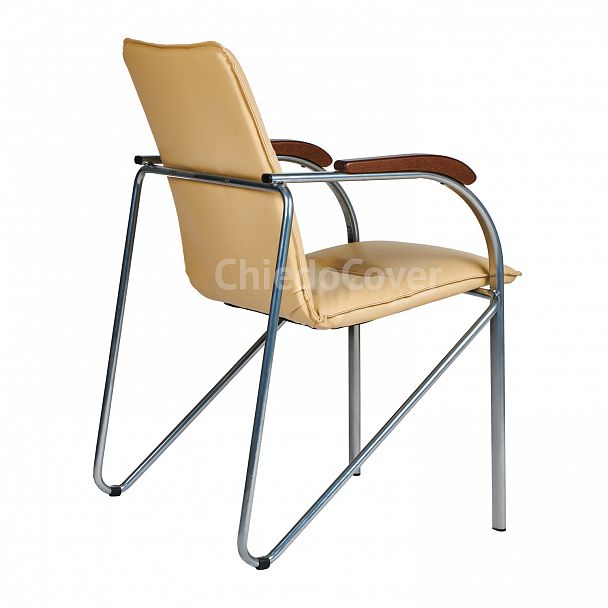 Стул Самба, бежевый, каркас хром - Вид 5