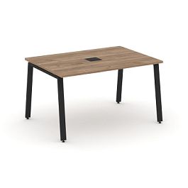 Стайл Проджект Стол переговорный SN-6A.SPRG-004 Дуб Табак/Металл Черный 1580*980*750 - Фото предпросмотра