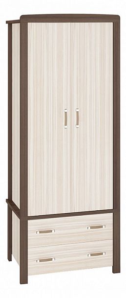 Шкаф платяной Бартоло Ш3Д Карамель/Шамони - Вид 1