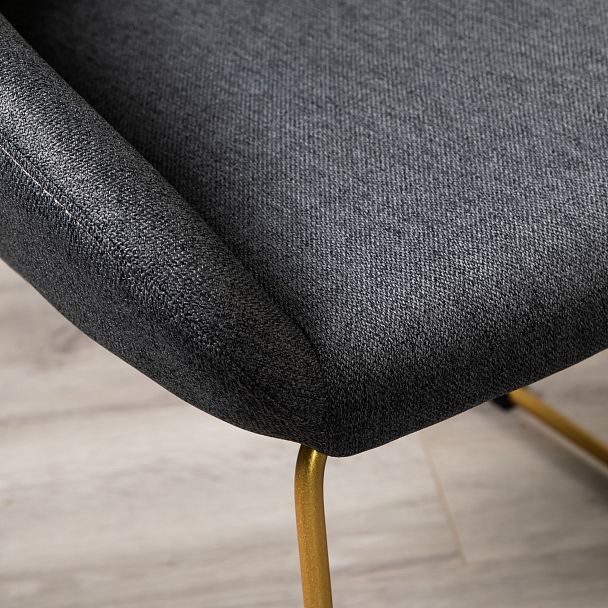 Кресло Kent тёмно-серый/Линк золото - Вид 15