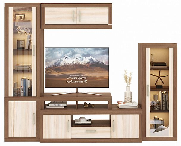 Стенка-горка Toivo ТОЙ-ГСТ 10 Карамель/Шамони - Вид 1