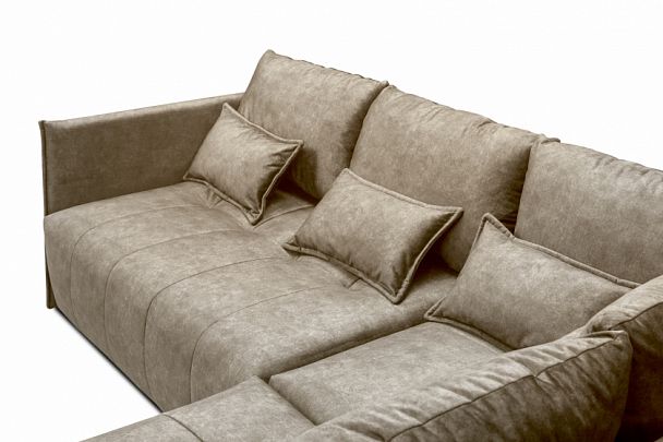 Мягкий угол "Чилетти" Long бежевый - Вид 6