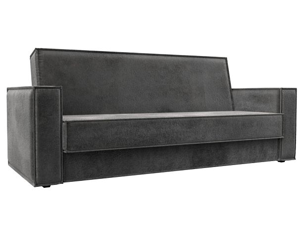 Диван-книжка Куба Велюр серый - Вид 1