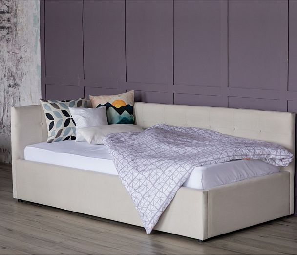 Кровать односпальная Bonna с матрасом ГОСТ 2000x900 - Вид 2