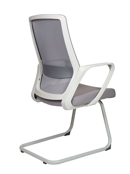 Кресло офисное / Pino grey CF / серый пластик / серая ткань / серая ткань - Вид 4