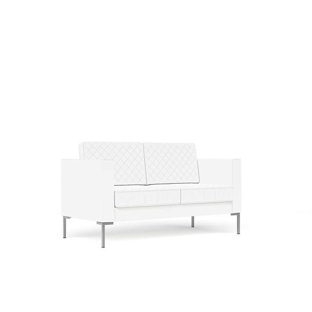 Диван 2-местный Мальта / Malta malta-2 экокожа белая CN2 - Вид 1