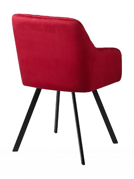 Комплект кресел поворотных Барли, Confetti bordo/черный, 3 шт. - Вид 5