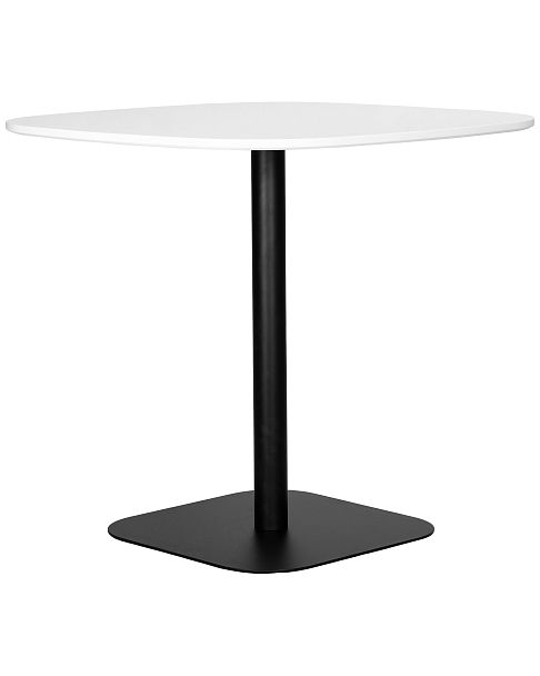 Стол обеденный DOBRIN OTIS (белая столешница, черное основание) - Вид 2