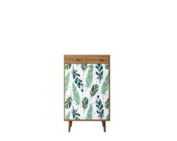 Комод Berber два ящика и дверки 44 принт арт BB46/Print_44 - Вид 1