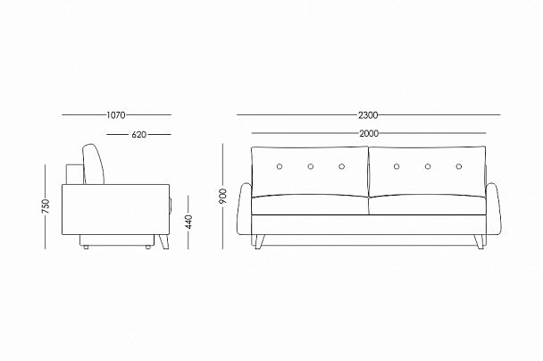 Диван "Денвер" прямой Jazz, 7 - Вид 7