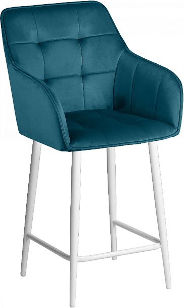 Комплект полубарных поворотных кресел Мони К, Confetti izumrud/белый, 4 шт. - Вид 4