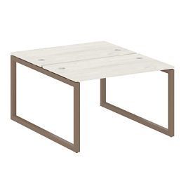 Metal System Quattro Р. ст. на О-образном м/к 50БО.РАС-СП-2.2 Дуб наварра/Мокко металл 1200*1475*750 - Фото предпросмотра