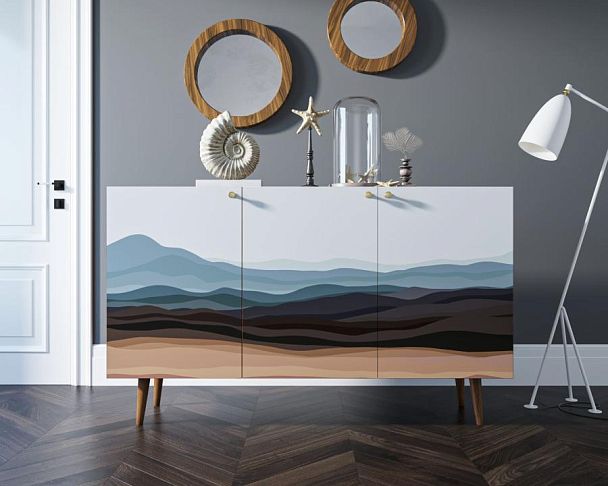 Комод Berber три дверки 11 принт арт BB01/Print_11 - Вид 4