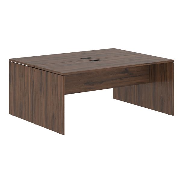 Стол двойной ED2ST 1767 Дуб Денвер тёмный/Черный 1760х1346х750 EDIS - Вид 1