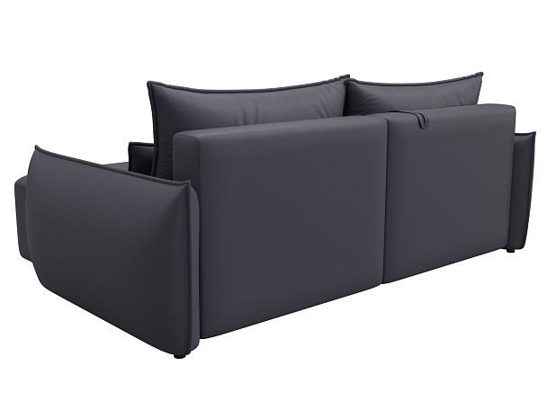 Диван угловой Лига-051 НПБ угол универсальный Экокожа серый - Вид 5