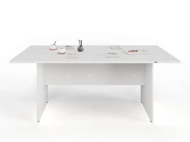 ЛАЙТ / LIGHT RLG009-18x9 Конференц-стол 180x90x75 Белый - Вид 2