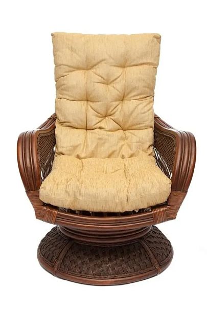 Кресло-качалка Андреа Релакс Медиум/Andrea Relax Medium /с подушкой/Pecan Washed (античн. орех) - Вид 3