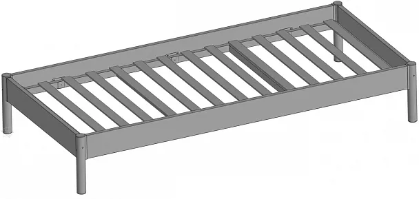 Кровать односпальная "Хельга" - Вид 2