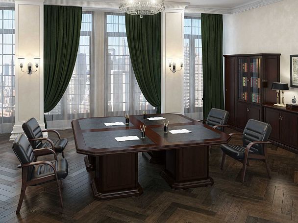 Креденция 2 двери Ministry 117x55x88 дуб шоколад - Вид 10