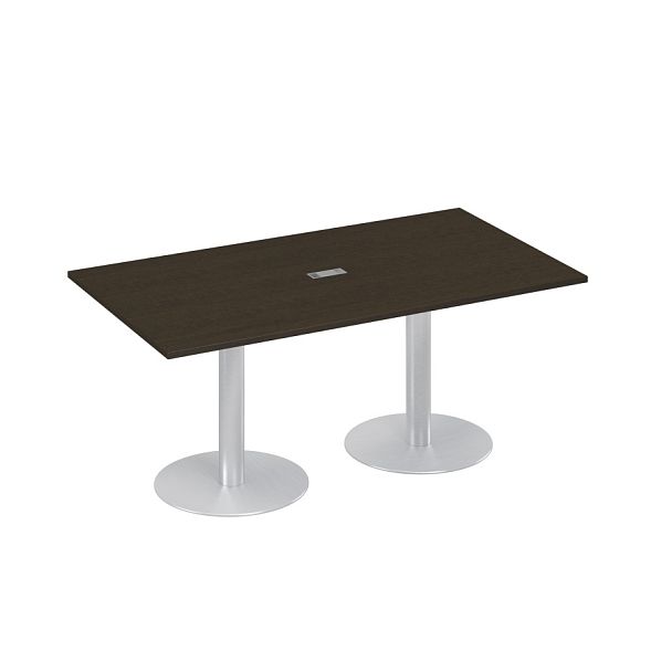 Стол 180 в переговорную на опорах-колоннах A4 А4 ХР 122 - Вид 1