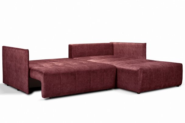 Мягкий угол "Чилетти" бордовый - Вид 3