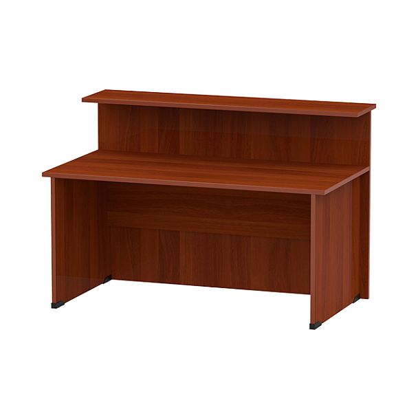 Стойка ресепшн прямая СР-160/80 орех итальянский - Вид 2