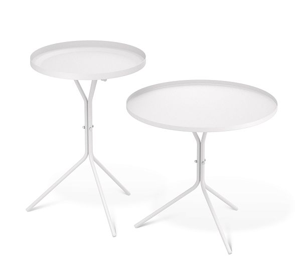 Столик журнальный Sheffilton SHT-CT11/CT11-2 белый муар - Вид 2