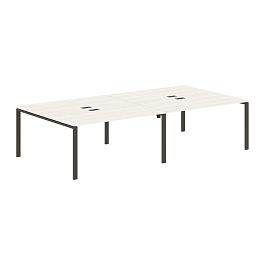 Стол 4-х местный EUWST 3116 Ясень Траун/Мокко 3126х1606х750 EDIS - Фото предпросмотра