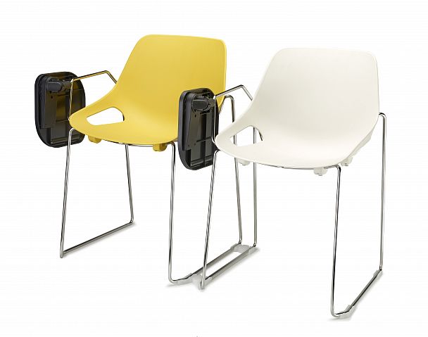 Стул Q5 (пруток с пюпитром TLT), желтый - Вид 11