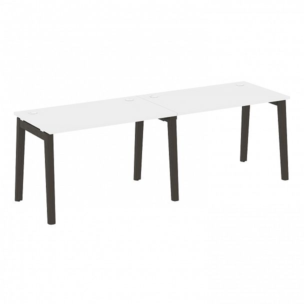 Рабочая станция "Onix wood" OW.RS-2.2.7 белый/дуб темный - Вид 1