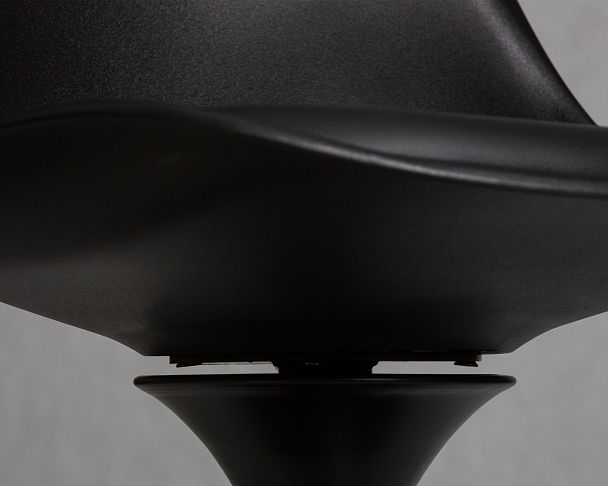 Стул обеденный DOBRIN TULIP (черное основание, цвет черный (B-03)) - Вид 9