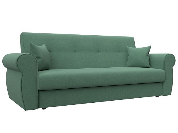 Диван-книжка Лига-019 Рогожка зеленый - Вид 1