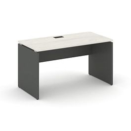 Стайл Проджект Стол письменный SN-D.SP-011 Дуб Наварра/Антрацит NEW/Черная Заглушка 980*700*750 - Фото предпросмотра