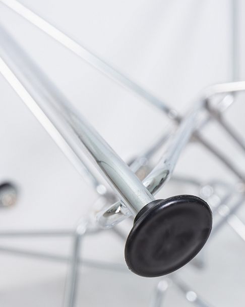 Стул обеденный DOBRIN DAW CHROME (ножки хром, цвет сиденья белый) - Вид 9