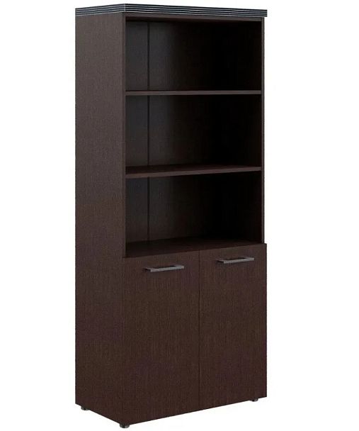 TORR THC 85.5  Шкаф с 1 комплектом глухих малых дверей и топом Torr кабинет руководителя  венге магия - Вид 1